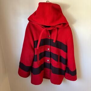 Vintage Woolrich Hooded Blanket Parka Jacket